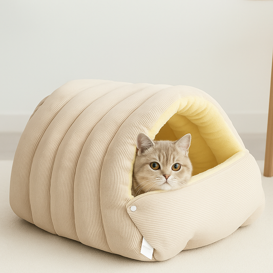 Katzen - Schlummerhöhle aus echter Baumwolle